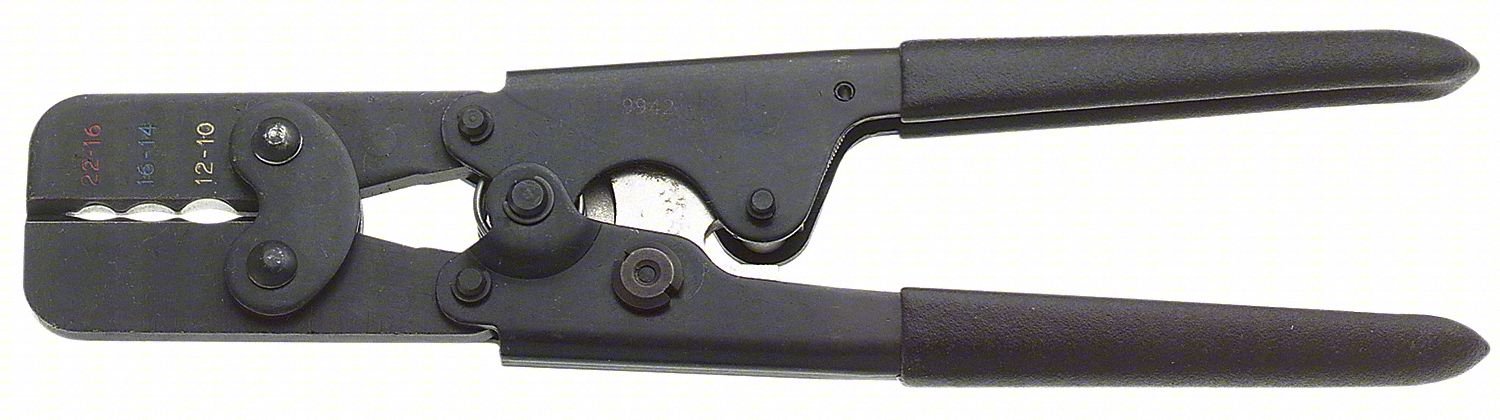 Ratchet Crimper,22 to 10 AWG,9" L