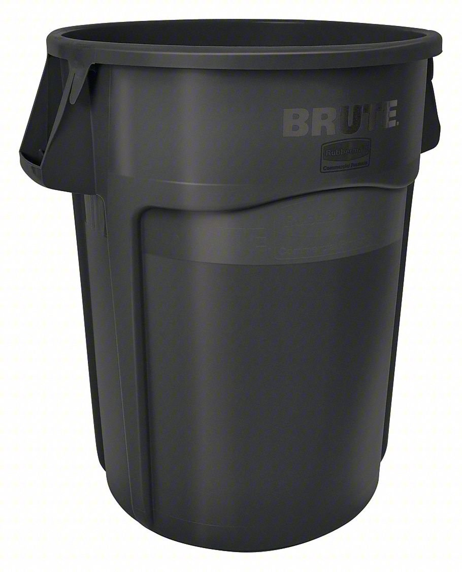 Utility Container,44 gal.,Black