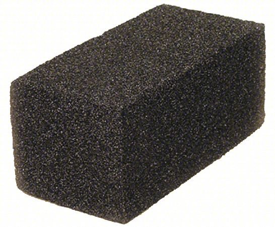 Cleaning Brick,8 in L,Black