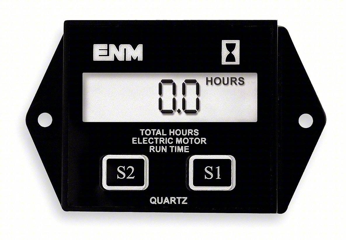 AC/DC Electric Motor Hour Meter,5 Digit