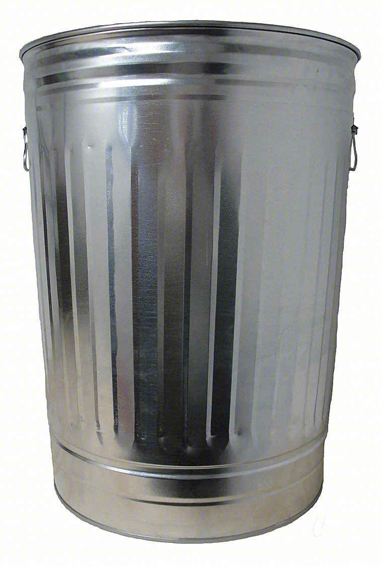 Utility Container,20 gal.,Silver