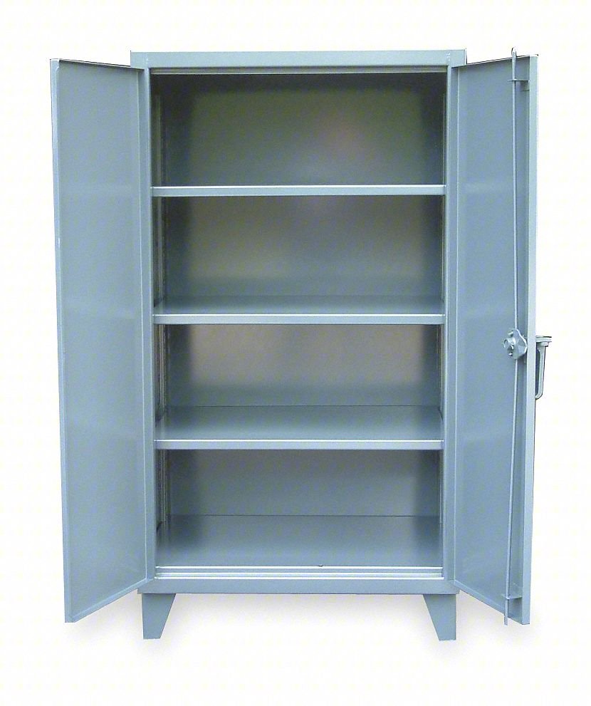 STRG CAB, 60"X48"X24", DRKGRY, 3SHLV