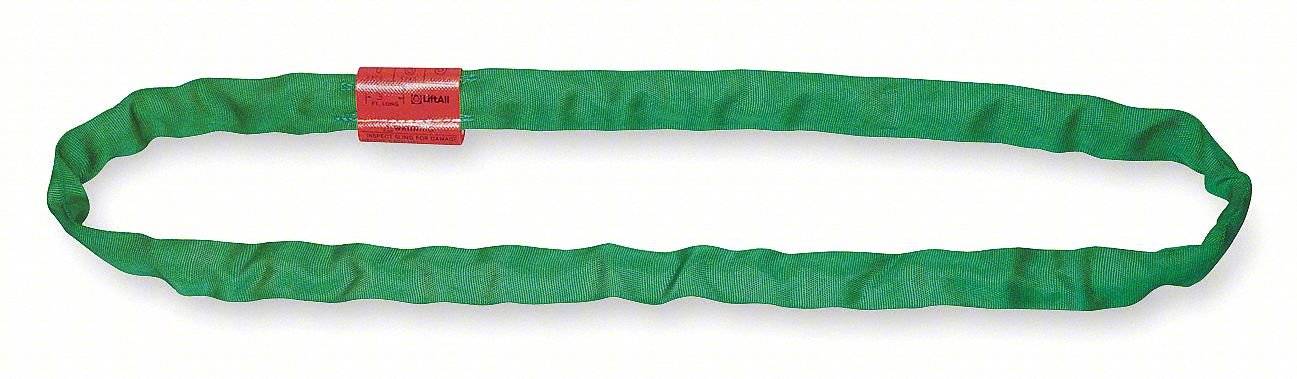 ROUND SLING,ENDLESS,12 FT L,10600 LB CAP