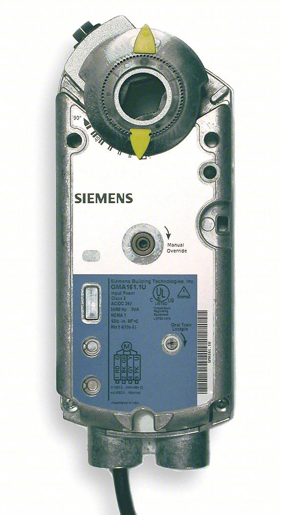 ACTUATOR, DAMPER, 62 IN-LB, 24V AC/DC