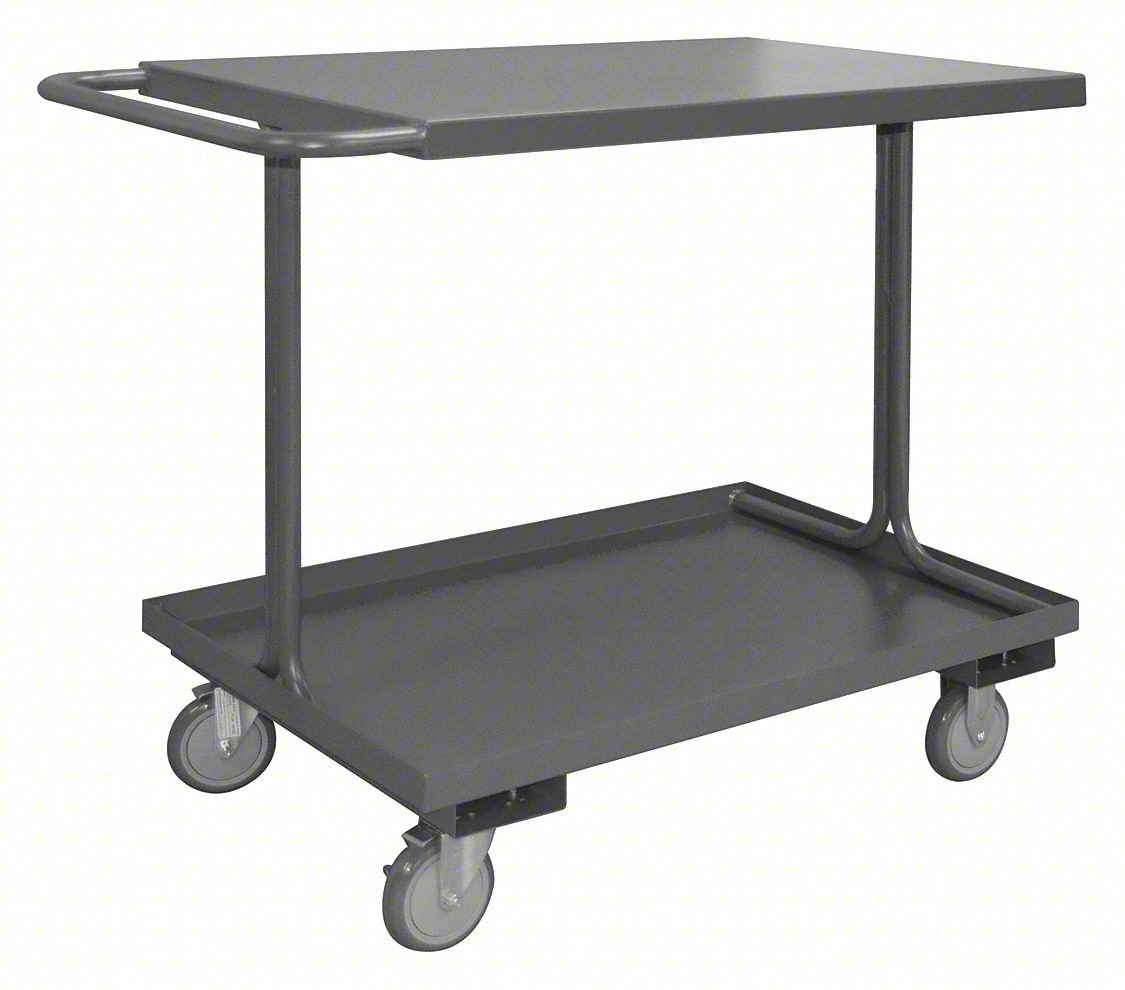 Metal Shelf Cart,1,200 lb,Steel