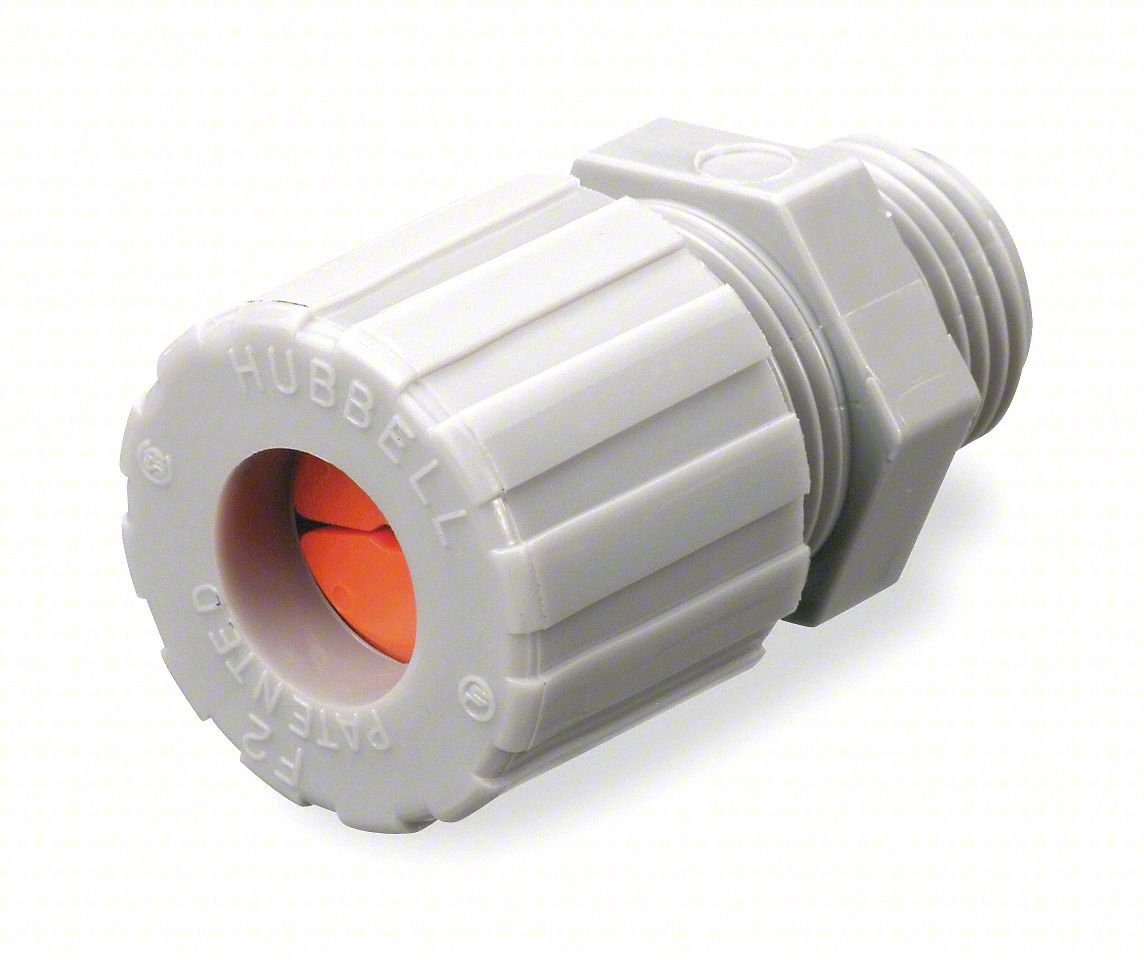 LIQUID TIGHT CORD CONNECTOR: NYLON, 3/8