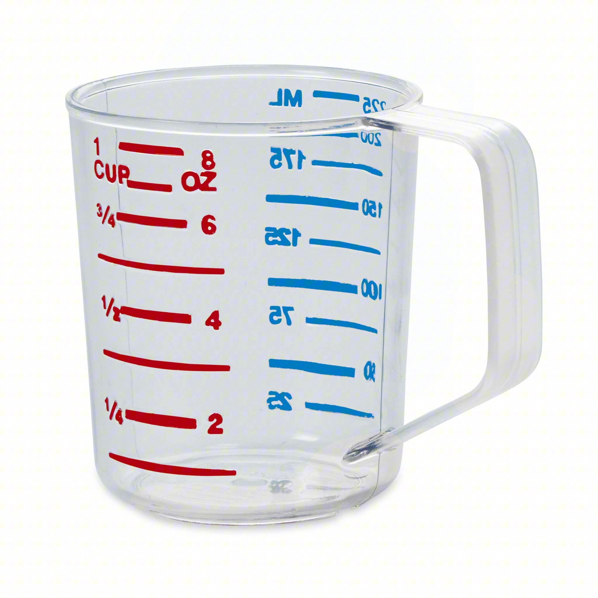 MEASURING CUP: DRY/LIQUID, 8 FL OZ CAPAC