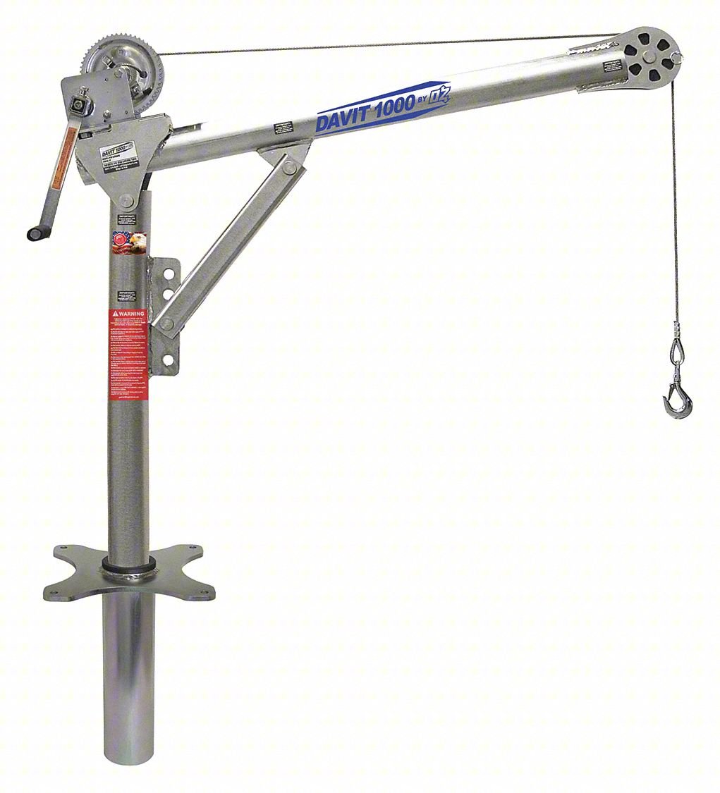 DavitCraneKit,1000 lb,27.5 to 42in Reach