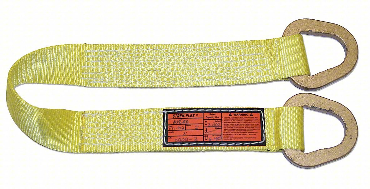 WEB SLING,TRIANGLE LINK,10 FT L,6,400 LB