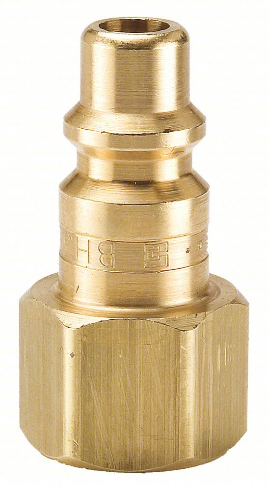 Quick Connect,Plug,1/4" Body,1/4"-18