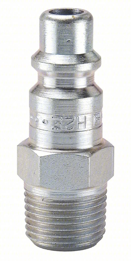 Quick Connect,Plug,3/8" Body,1/8"-27