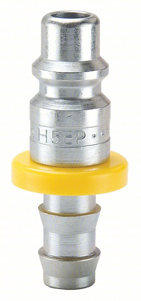 Quick Connect,Plug,1/4" Body,3/8" Barb