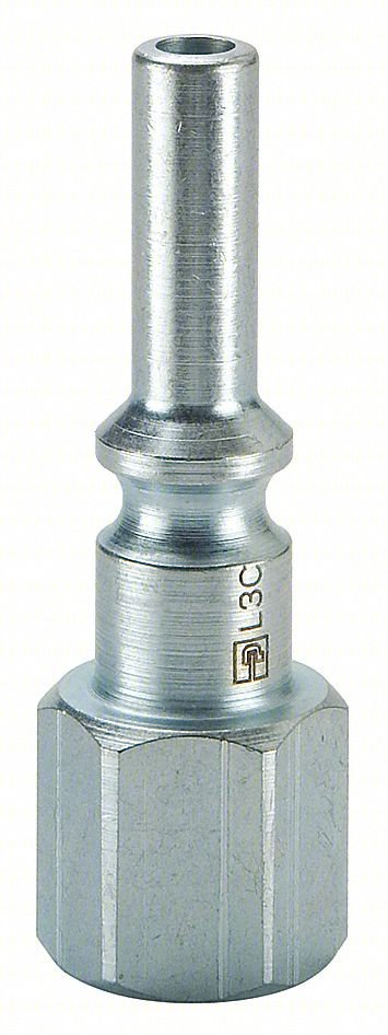Quick Connect,Plug,1/4" Body,1/4"-18