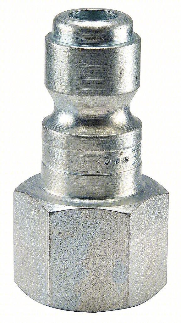 Quick Connect,Plug,1/2" Body,3/8"-18