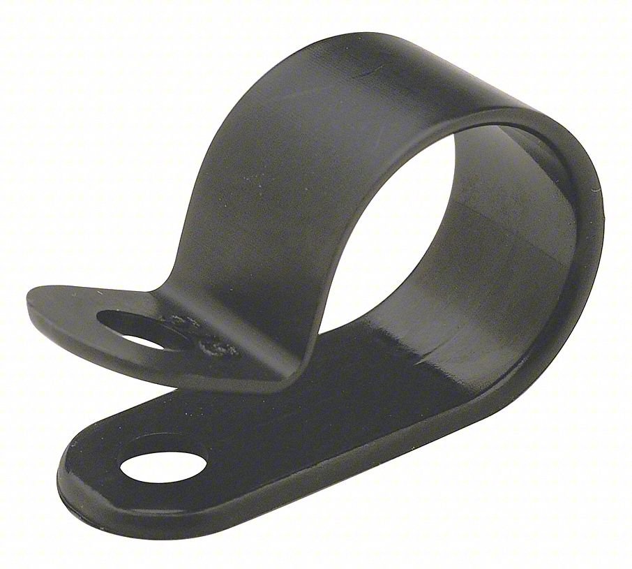 Plastic Clamp,Half Strap,1/2"Pipe Size