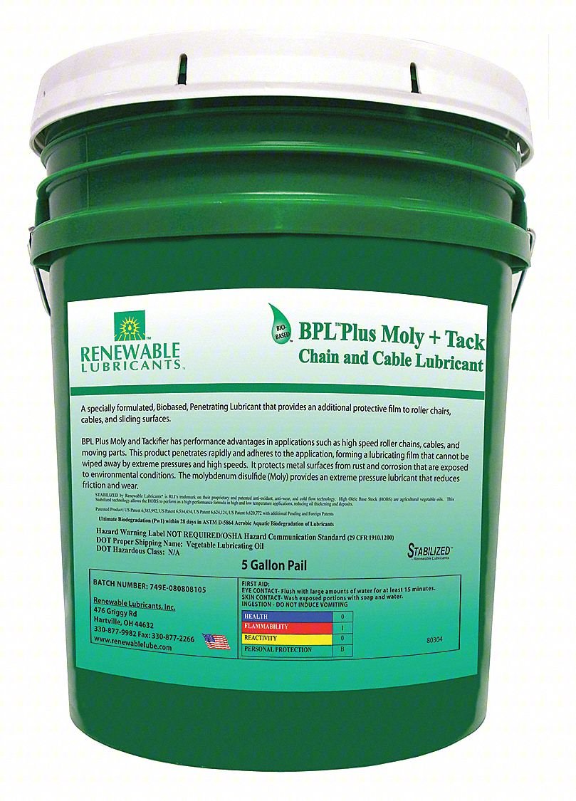ChainWireRope Lube,5 gal.,Pail