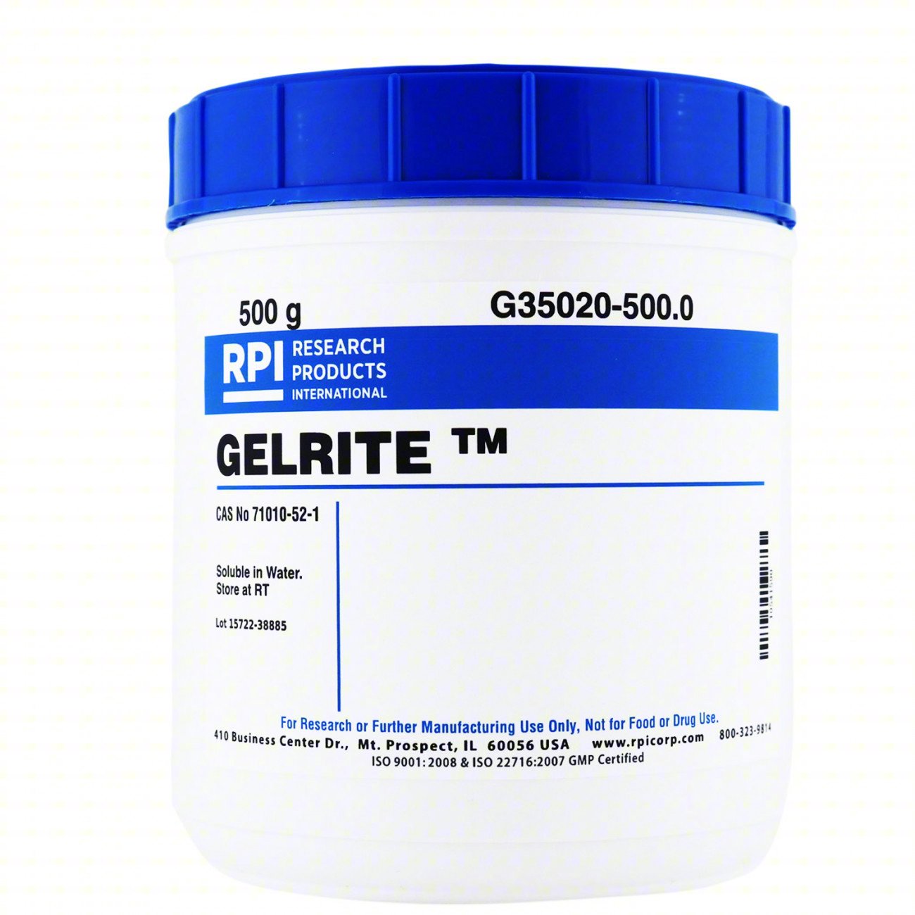 GELRITE: LAB, 500 G, 71010-52-1, REAGENT