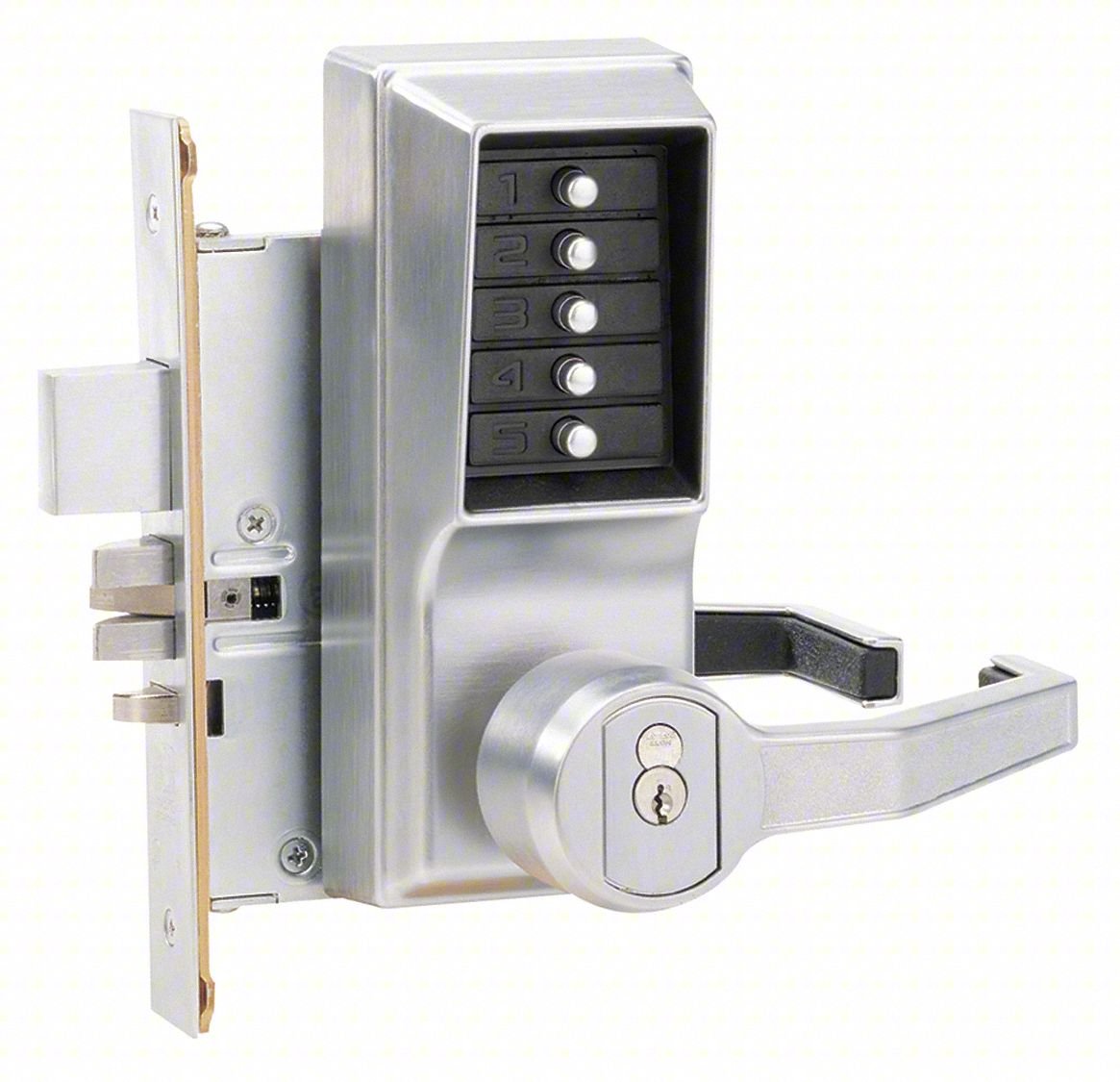 Push Button Lock,Entry,Key Override