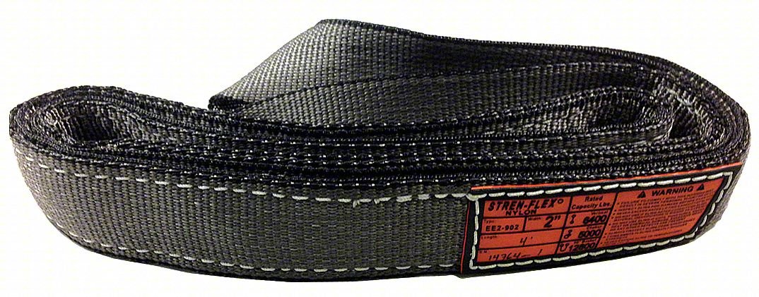 WEB SLING,TWISTED EYE,3 FT L,3,200 LB