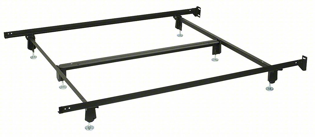 BED FRAME,7 1/4 IN H,BROWN
