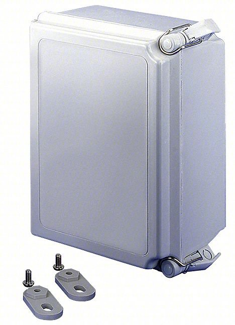 ENCLOSURE: FIBERGLASS, 12 IN X 10 IN X 6