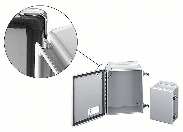ENCLOSURE: STEEL, 10 IN X 8 IN X 5 IN, N