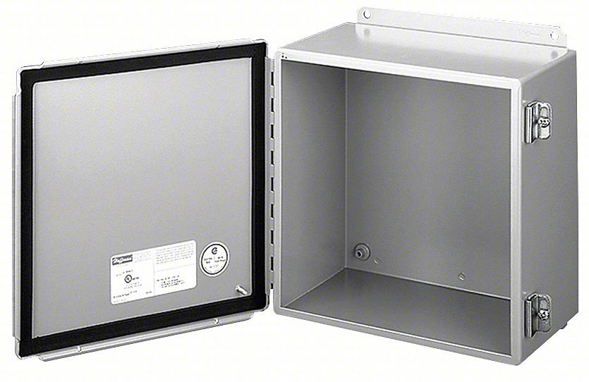 ENCLOSURE: STEEL, 10 IN X 8 IN X 4 IN, N