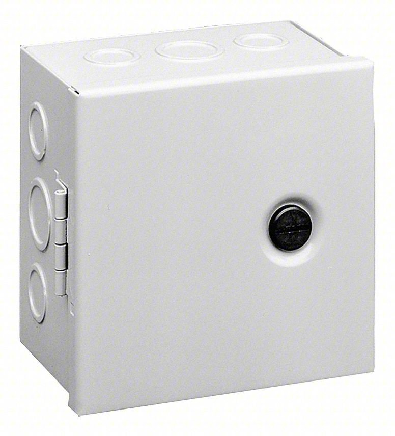 ENCLOSURE: STEEL, 16 IN X 16 IN X 6 IN,