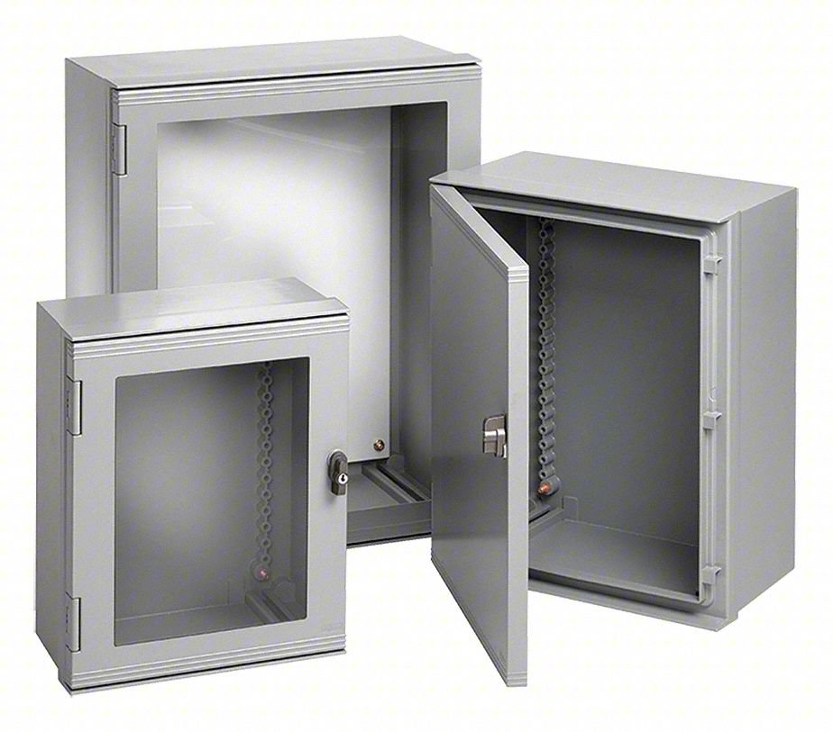 ENCLOSURE: FIBERGLASS, 24 IN X 20 IN X 1