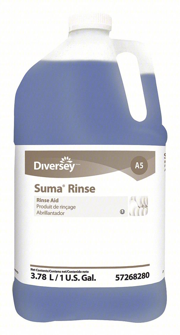 Machine Wash,Dishwashing Rinse,1gal.,PK4