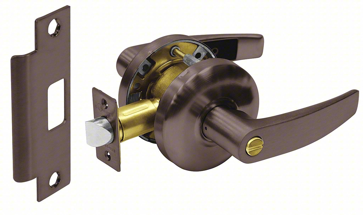 Lever Lockset,Mechanical,Privacy,Grade 2