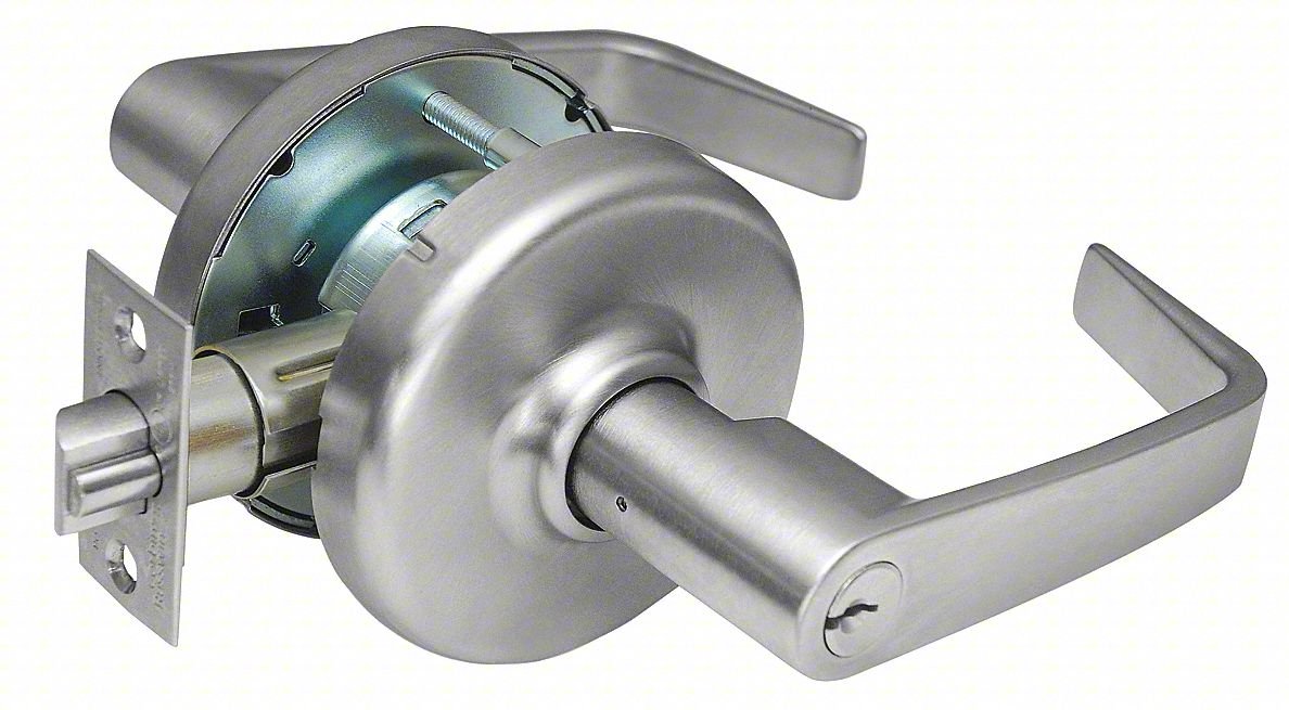 DOOR LOCKSET: OFFICE LEVER LOCKSETS, CHR