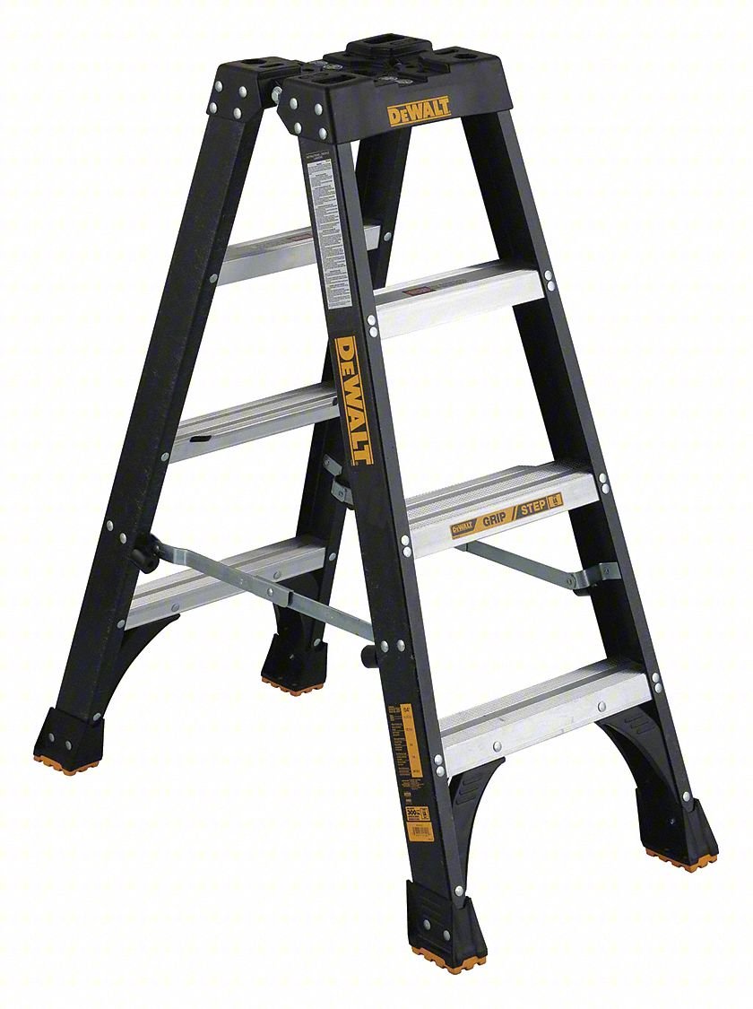 TWIN STEPLADDER, FBRGLS, IA, 4FT, DXL303
