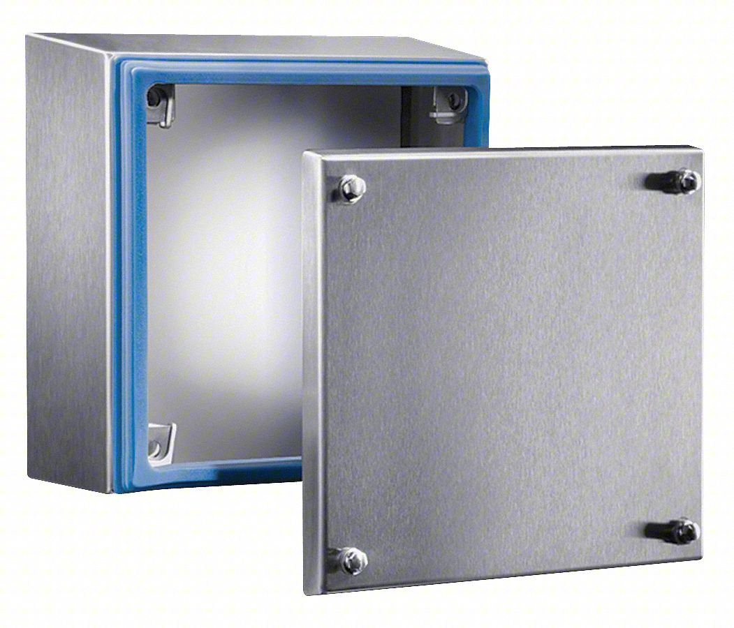 Enclosure,Metallc,6In.H x 6In.W x 3In.D