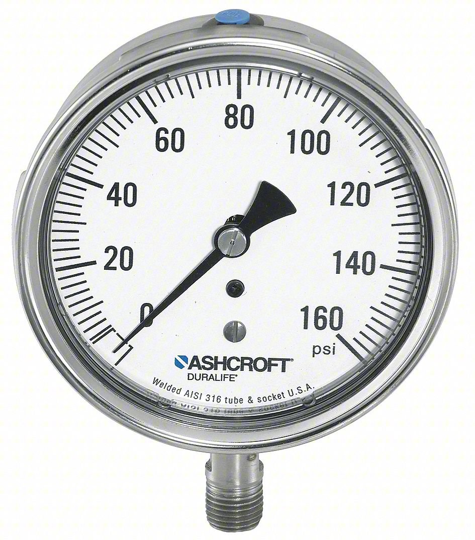 Gauge,Vacuum,30in Hg VAC to 0,1009SWL
