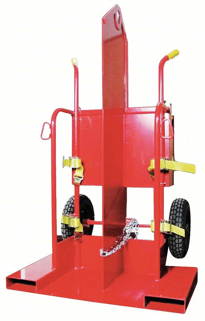 CYLINDER HAND TRUCK,500LB,66X40"X34 1/4"