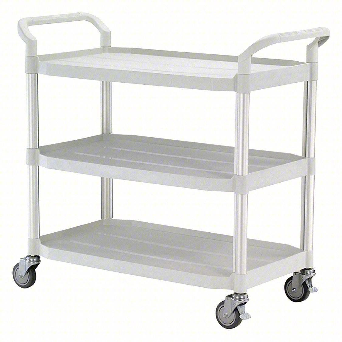 Utility Cart,Off-White,39-3/4 in.H