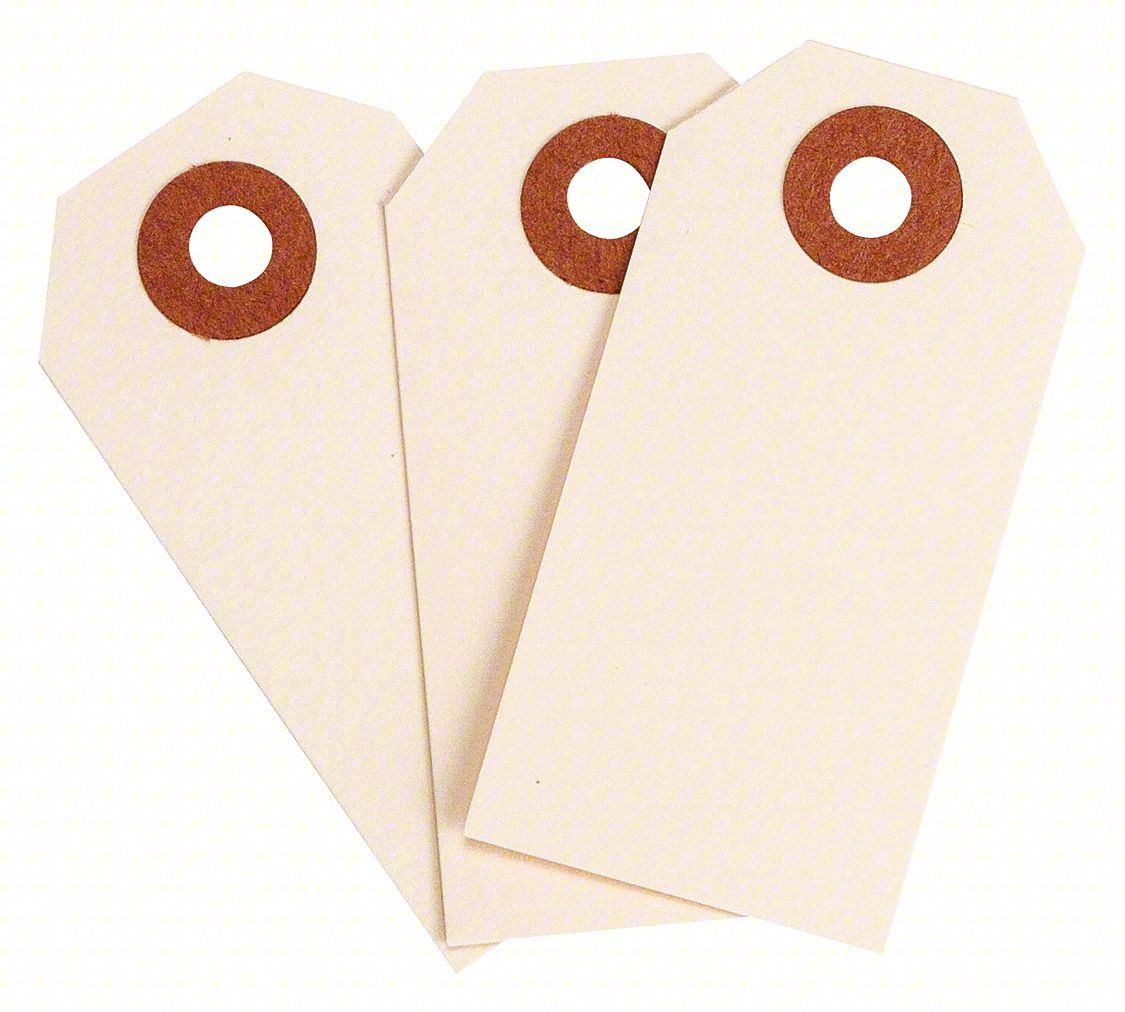 SHIPPING TAG: #1, 2 3/4 IN TAG HT, 1 3/8