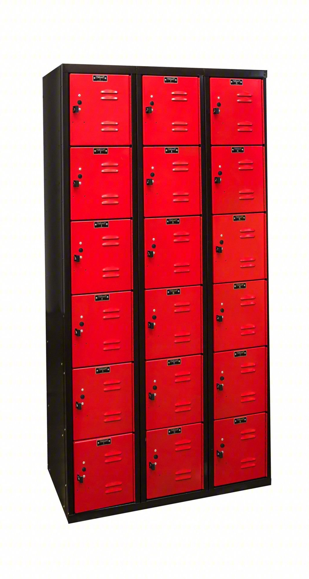 BOX LOCKER: 36 IN X 18 IN X 72 IN, 6 TIE