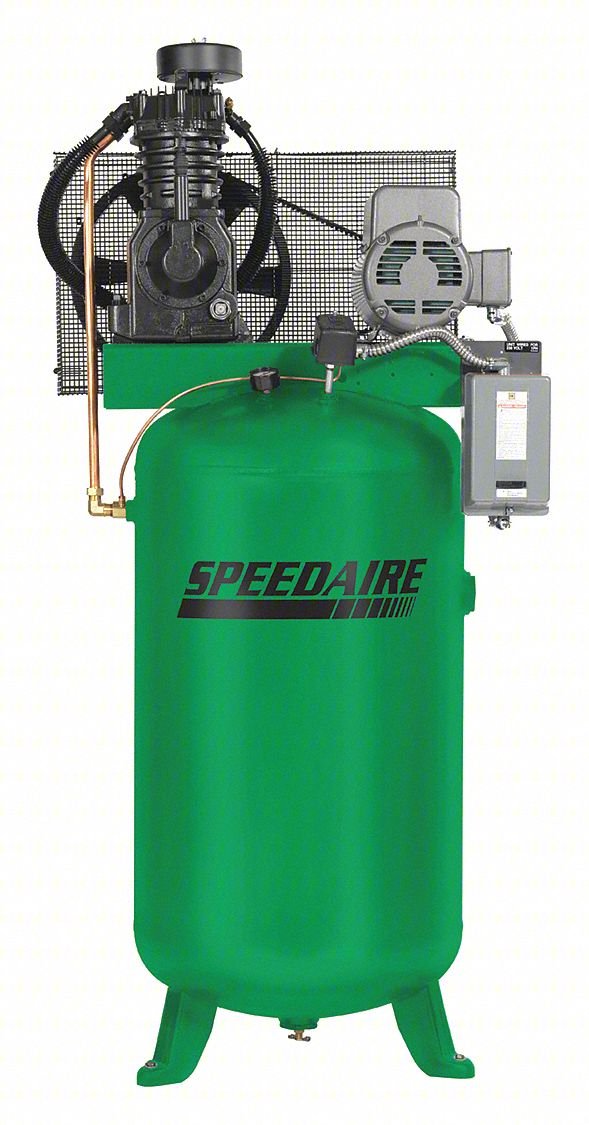 Electric Air Compressor, 5 hp, 2 Stage