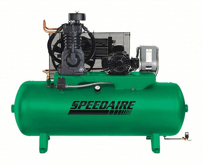 Electric Air Compressor, 5 hp, 2 Stage