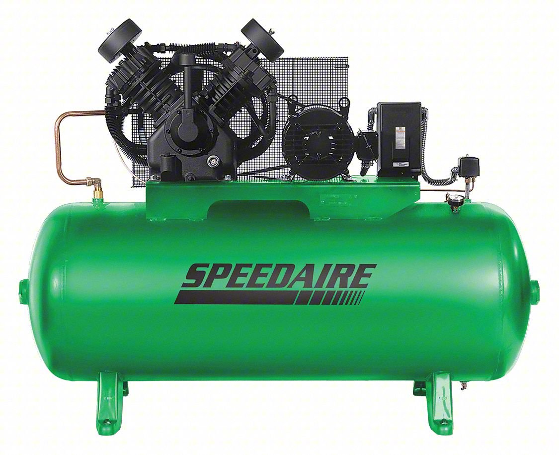 Electric Air Compressor, 10 hp, 2 Stage
