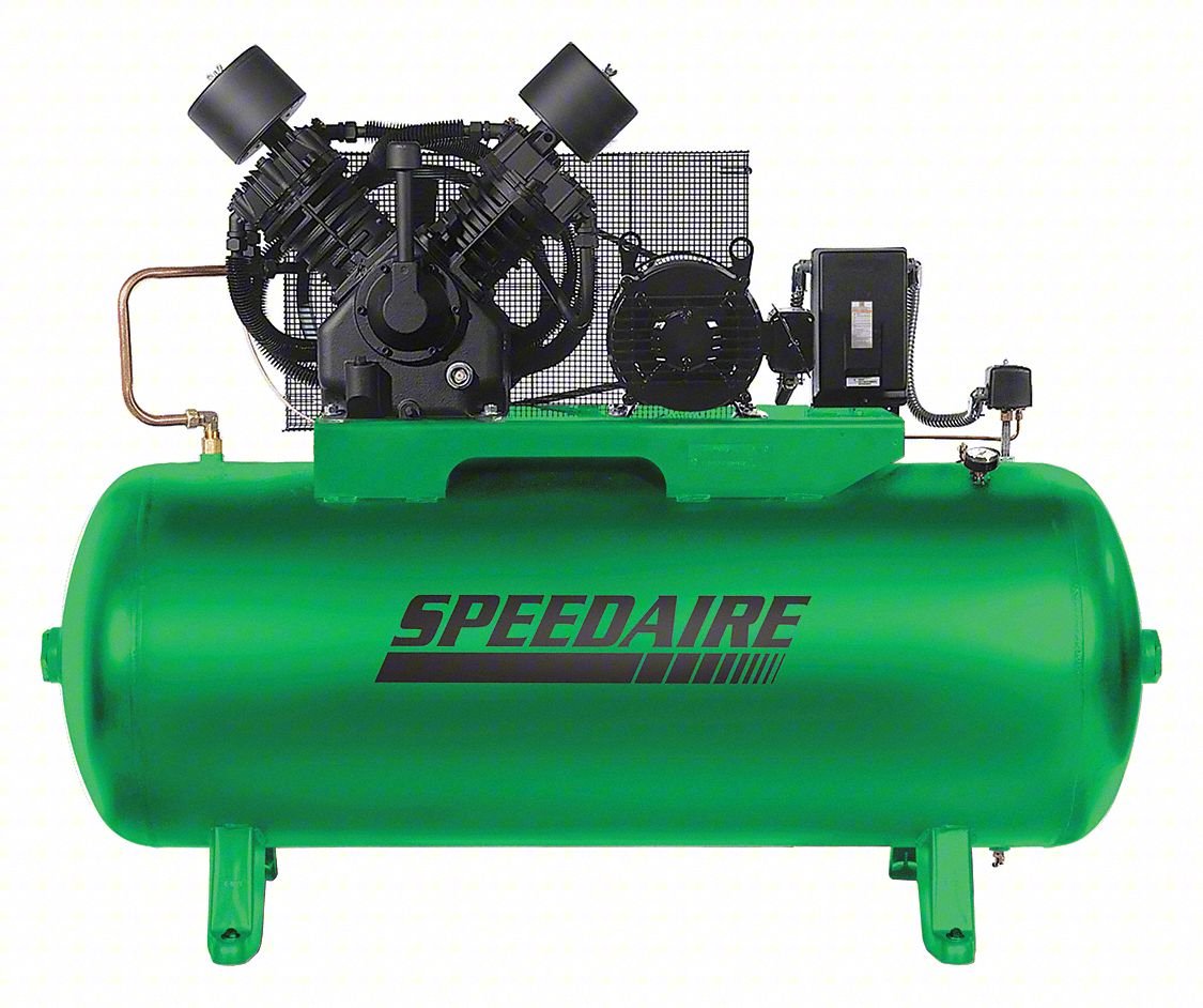 Electric Air Compressor, 15 hp, 2 Stage