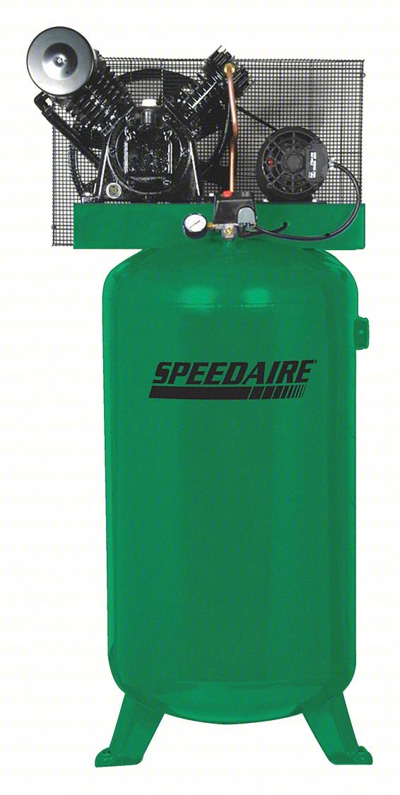 Electric Air Compressor, 5 hp, 2 Stage