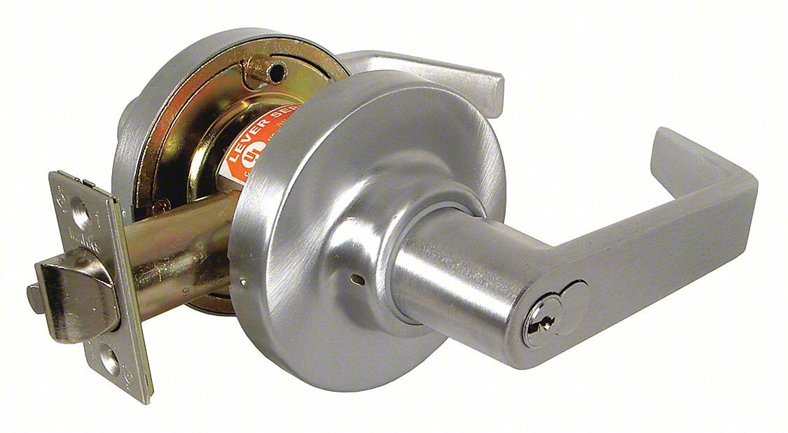 Lever Lockset,Mechanical,Storeroom,Grd.1