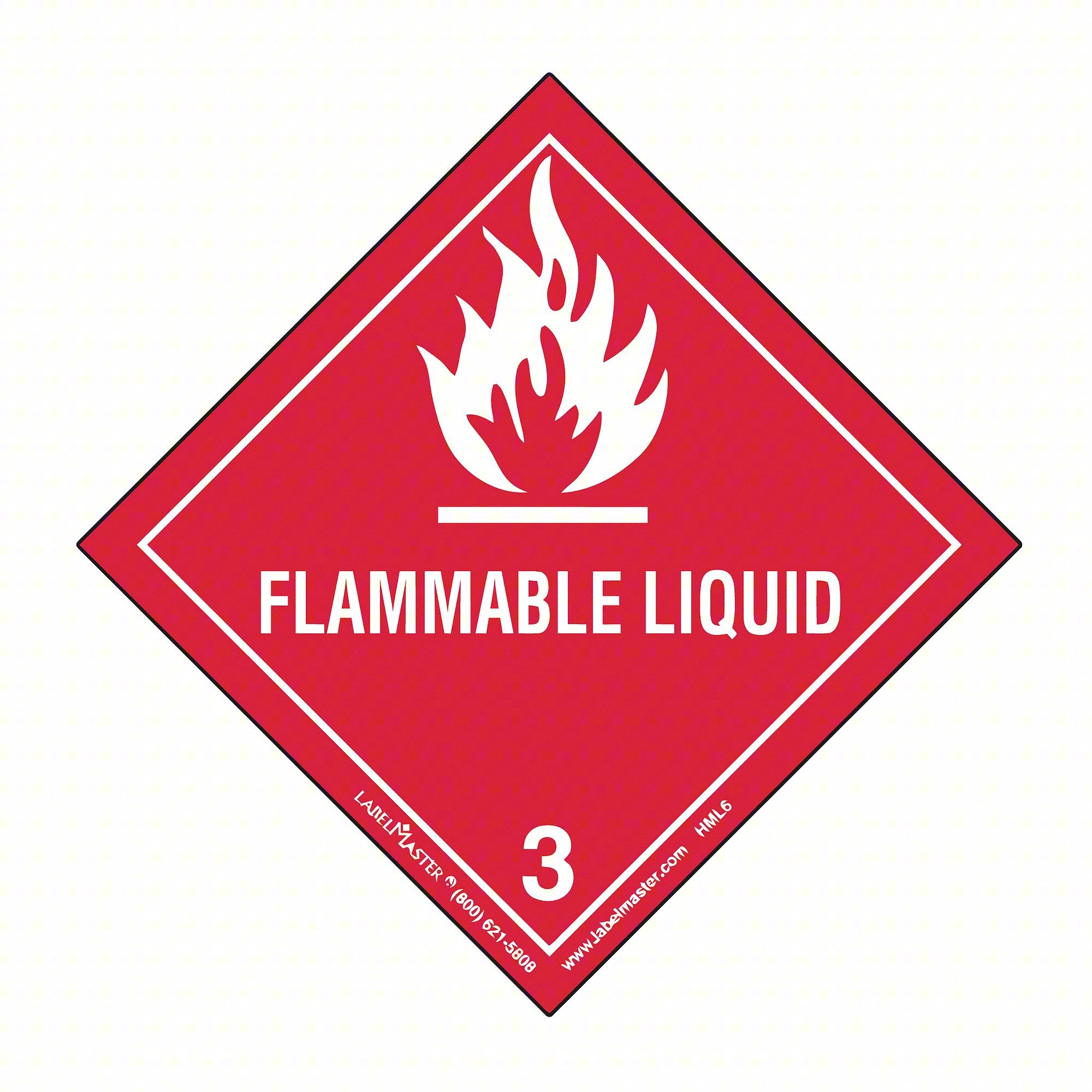 DOT Container Label,3-15/16" W,PK100