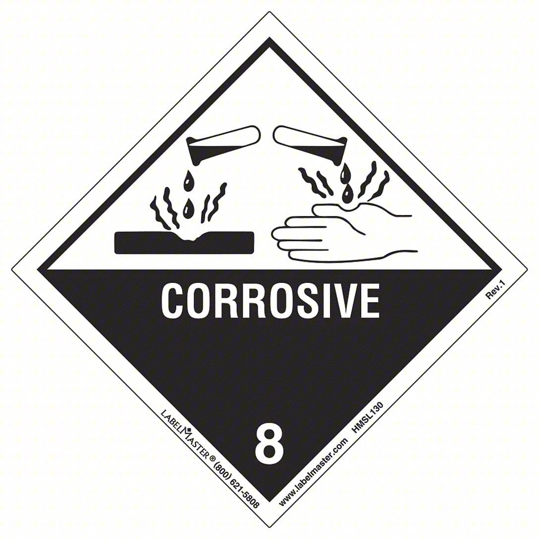 DOT Container Label,4" Label W
