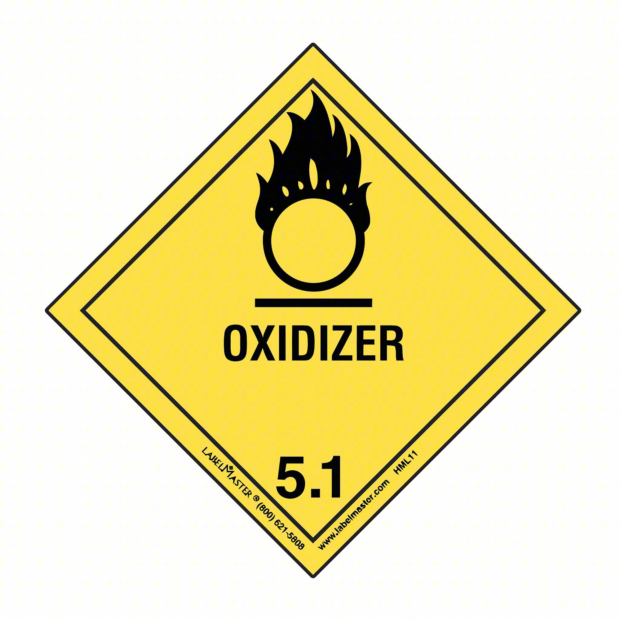 DOT Container Label,4" Label W