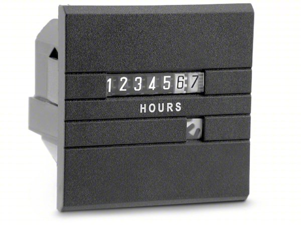 HOUR METER: HOUR METERS, FRONT PANEL MOU