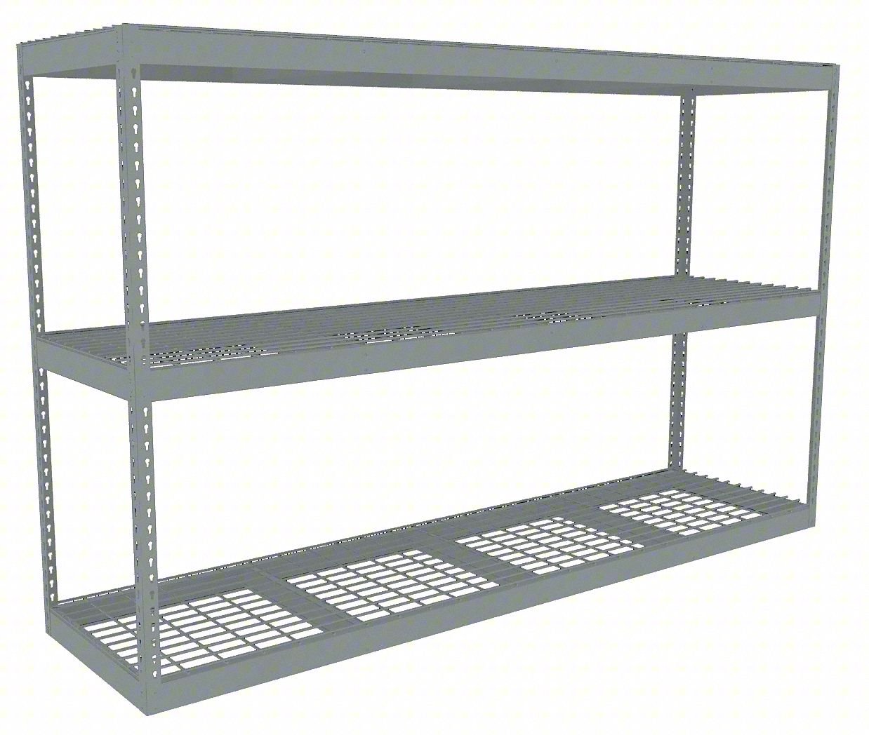 Boltless Shelving,24x60x96in, Strtr